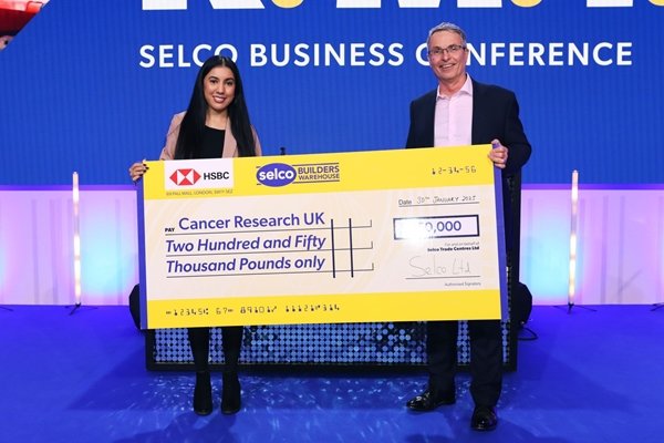 Selco Raises Over £250,000 for Cancer Research UK in 2024